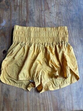 Yellow/Gold Free People Shorts